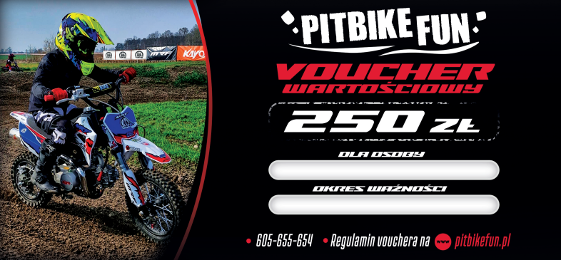 Voucher Podarunkowy Pitbike Fun